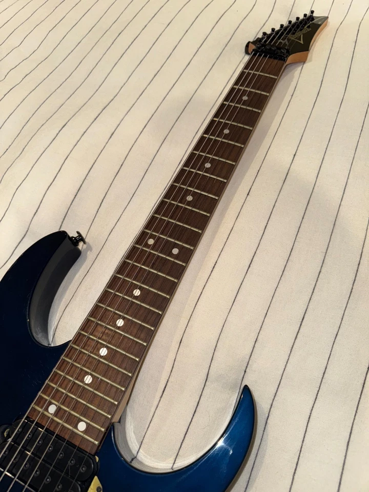 Ibanez RG7620 7 String. Dark Adriatic Blue (w/ hardcase). Made in Japan - image 4 of 4