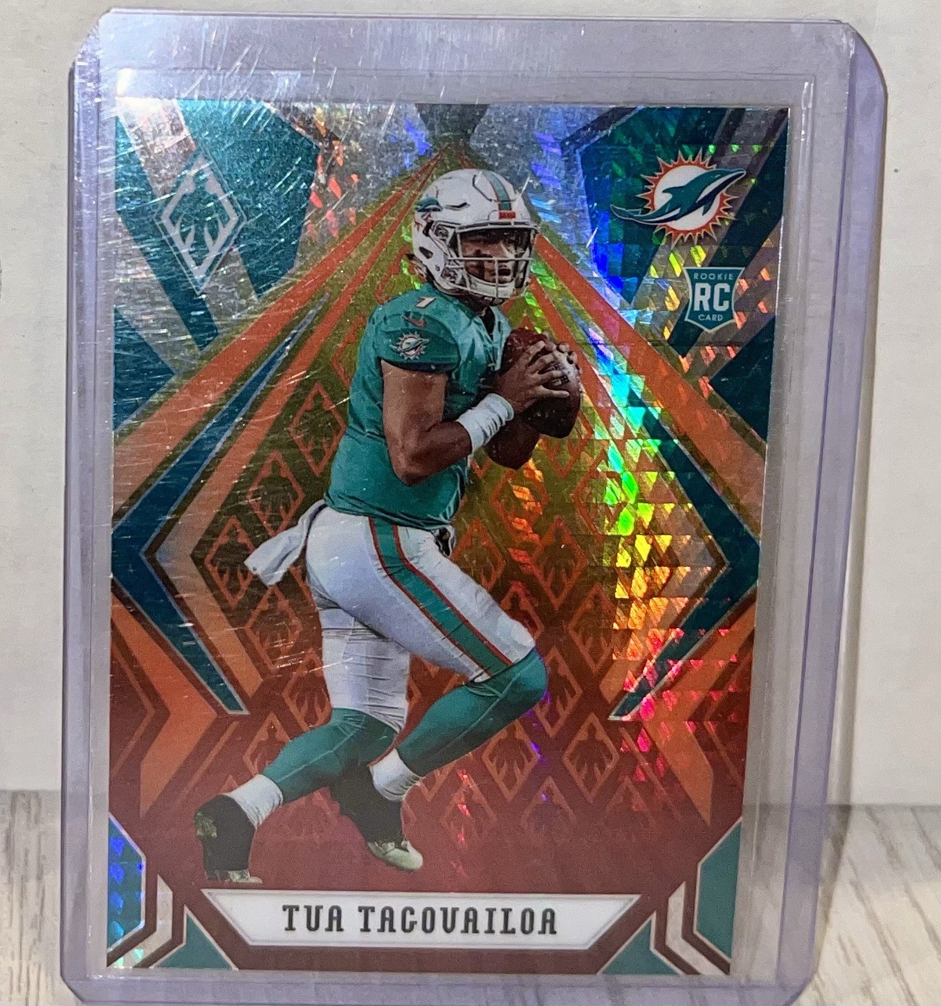 2020 Phoenix Rookies Tua Tagovailoa #102 Fire Burst RC Miami Dolphins Rookie