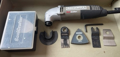 #ad Rockwell Soni Crafter RK5100K Oscillating Multi Tool with Accessories Tested $30.00