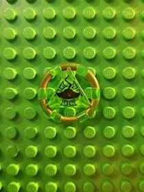 (Lot of 3) LEGO Atlantis Treasure Keys Blue Orange Green 8078 7985