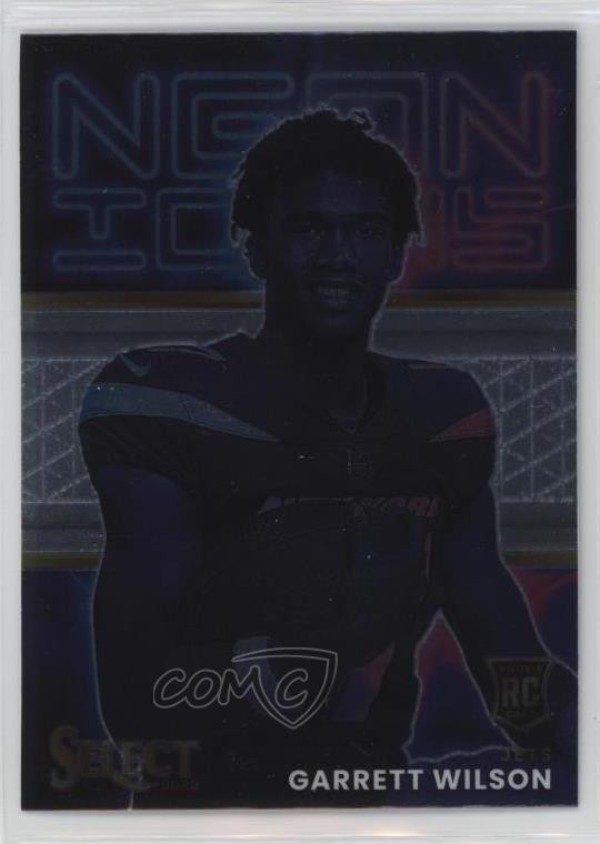 2022 Panini Select Neon Icons Garrett Wilson #NI-21 Rookie RC