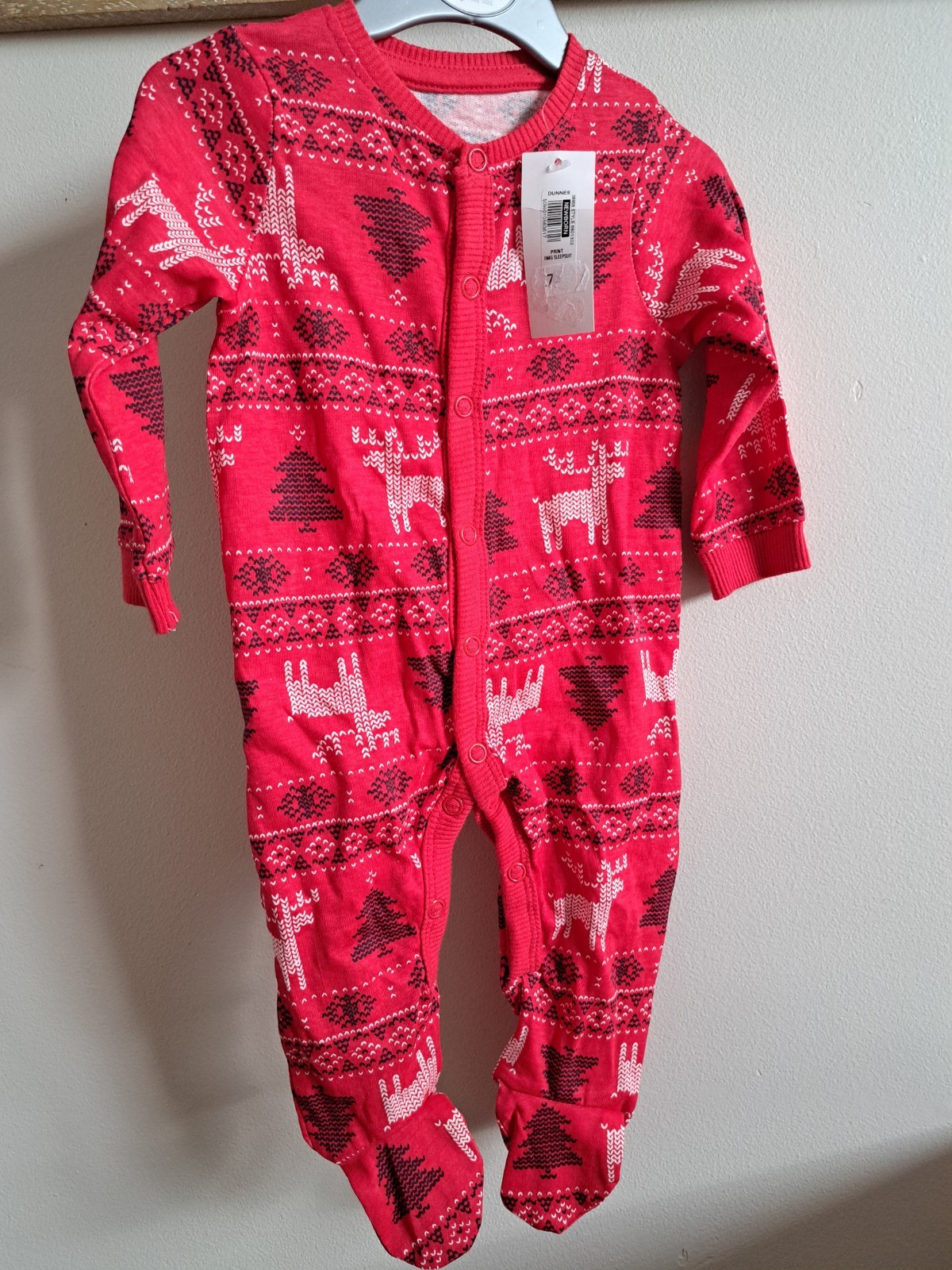 Sleepsuit Baby First Christmas All In One Pyjamas Romper Newborn - Present Gift image 2