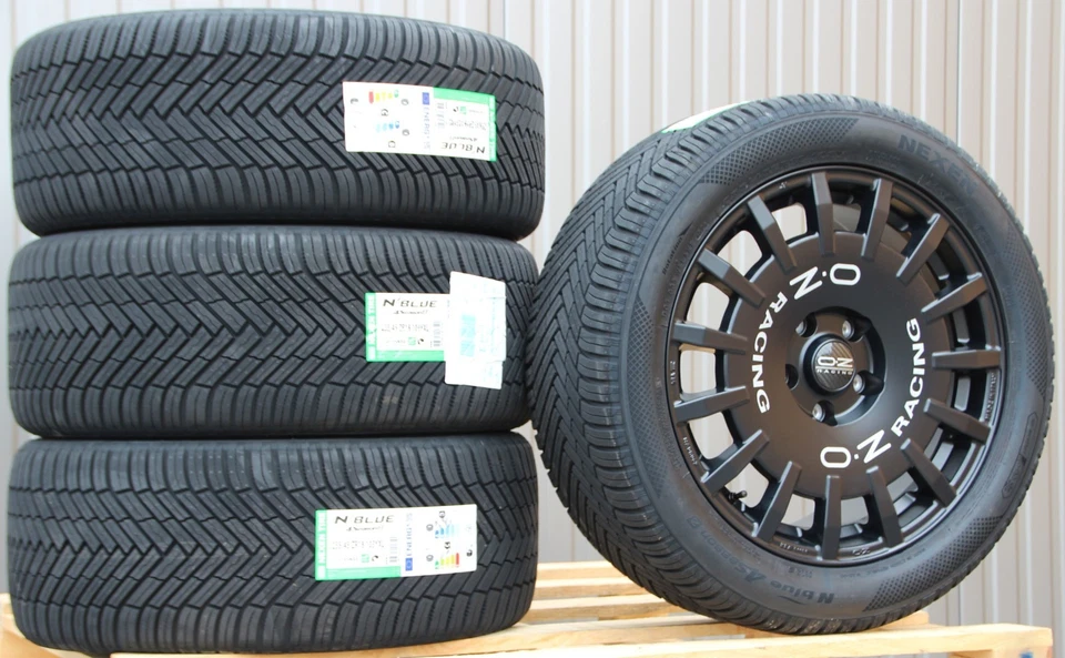 VW Bus T5 T6 6.1 Caravelle Satz Räder Alufelgen OZ schwarz Nexen Allwetterreifen - Bild 2 von 3