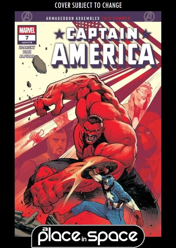 (WK07) CAPTAIN AMERICA #7A VALERIO SCHITI - PREORDER FEB 18TH