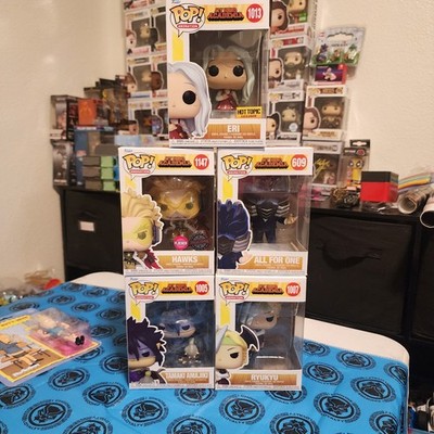 Funko Pop! Vinyl: My Hero Academia - Hawks (Flocked), Eri (Exclusive), Lot of 5