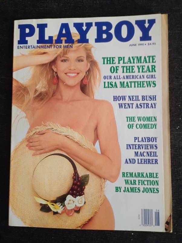 PLAYBOY MAGAZINE JUNE 1991, PLAYMATE OF THE YEAR, LISA MATHEWS, EXCELLENT