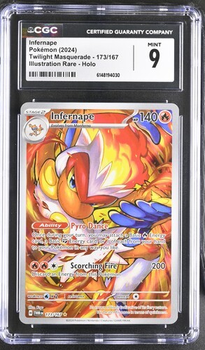 Infernape graded CGC 9 for sale on eBay