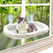 Cat Window Perch Cordless Cat Hammock Foldable Cats Window Bed for Large Cats