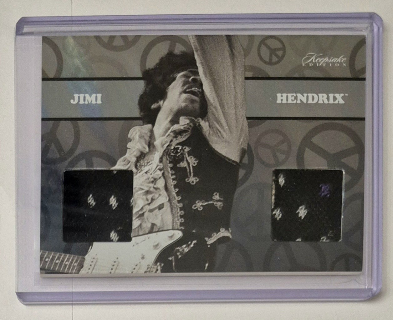 2025 Jimi Hendrix Dual Patch Memorabilia #225 Keepsake Relic Card