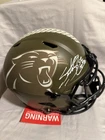 Steve Smith Sr Signed Panthers Speed Authentic STS Helmet with "Agent 89" Insc