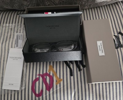 Thom Browne Novelty Unisex Grey Round Eyeglasses . Retail Price:$500