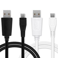 2X USB Kabel FüR Tomtom Go Discover Ladekabel 1A Schwarz/Weiß