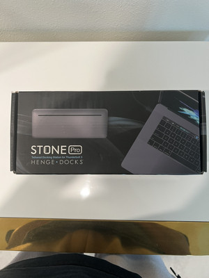 Henge Docks Stone Pro Thunderbolt 3 Tethered Docking Station - Space Gray...