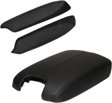 Compatible 2008-12 Honda Accord Sedan Center Console Door Armrest Cover Black