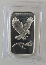 1 oz. SilverTowne Silver Bar - Bald Eagle Design - 999 Fine 70.99 per troy oz