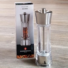 Zassenhaus Chili Mühle Aachen 18 cm - Chilimühle aus Acryl/Edelstahl