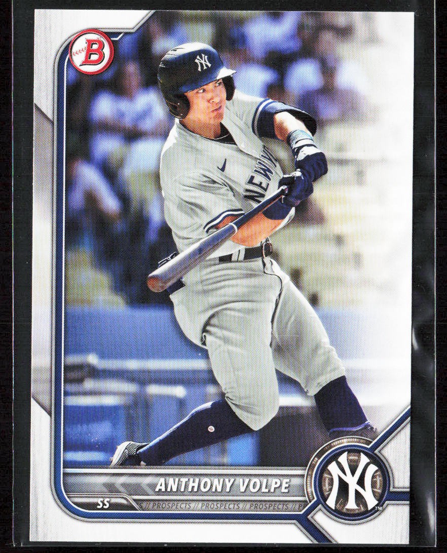 Anthony Volpe 2022 Bowman Draft #BD-68 New York Yankees
