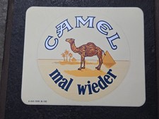 Camel Werbeaufkleber &bdquo;Camel mal wieder&ldquo; 1982 Original Vintage