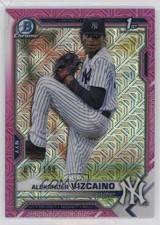 2021 Bowman Chrome Mega Box Pink Mojo Refractor /199 Alexander Vizcaino 05ns