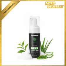 Men's Intimate Wash pH Balanced Foaming Tea Tree Groin Cleanser Odor Control