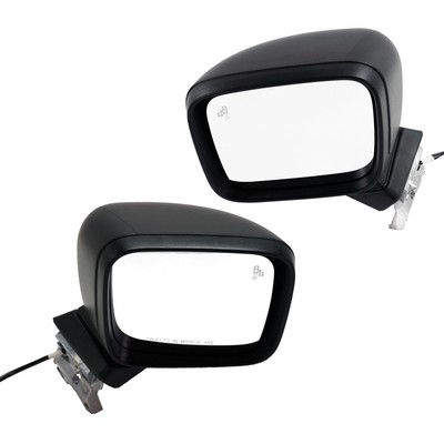 Mirrors For 2015-2021 Jeep Renegade LR Power Heated Turn Signal Textured 6 Prong