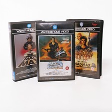 3x Mad Max VHS Tapes Mad Max 2 Beyond Thunderdome Warner Home Video VCR