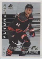 2019-20 SP Authentic Spectrum FX Future Watch Level 1 Bounty Julien Gauthier h3a