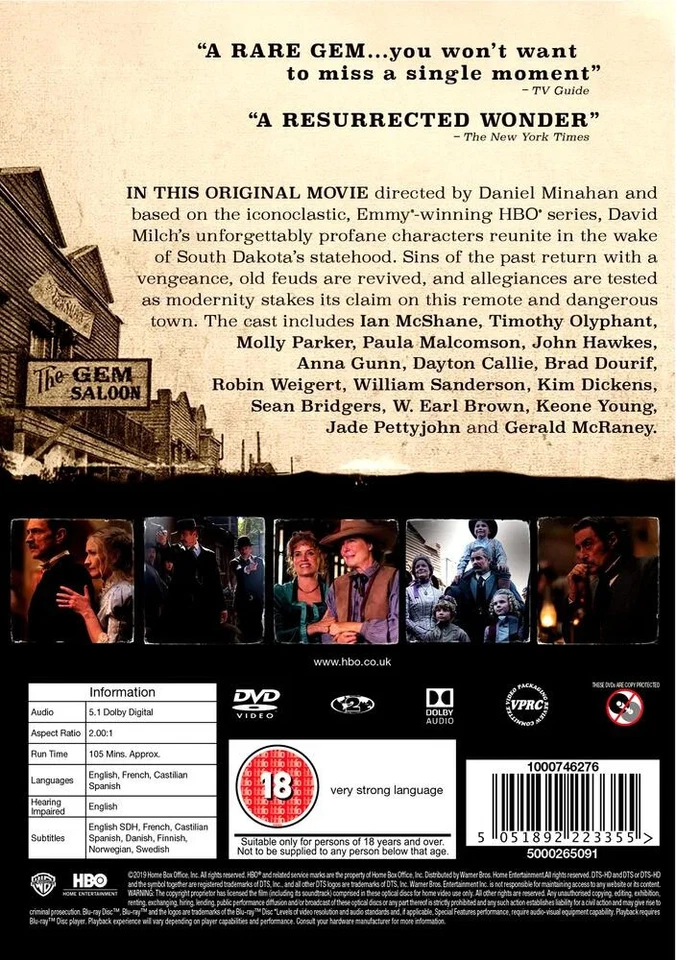 Deadwood - The Movie DVD - Image 2 of 3