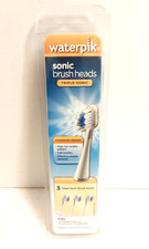 Waterpik STRB-3WW Sonic Toothbrush Replacement Heads white 3 pack