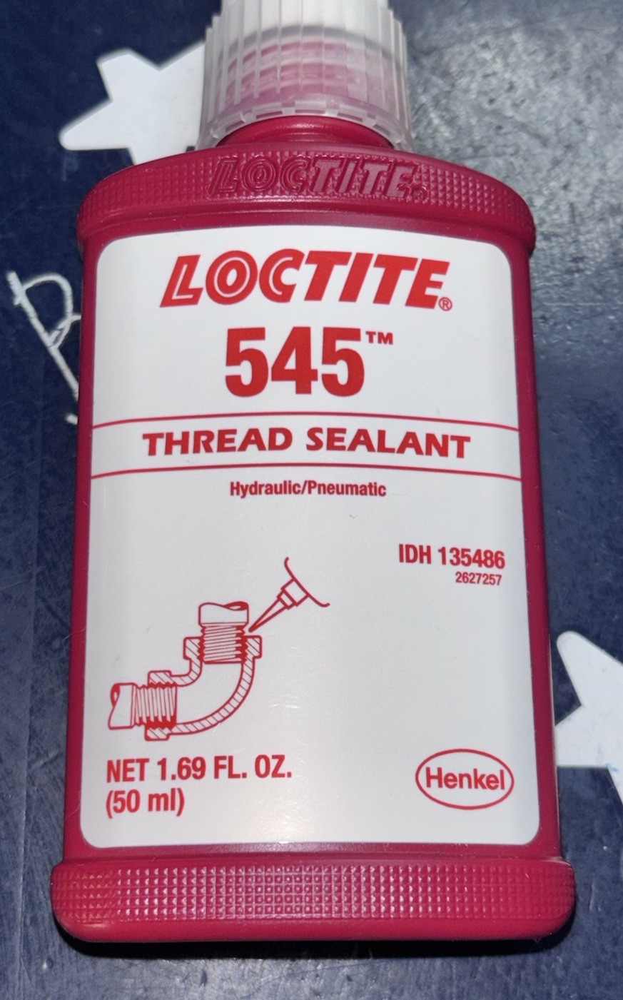 USA Loctite 545 50mL Hydraulic Pneumatic Thread Sealant 135486 54531 ...