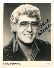 Carl Perkins Signed Autographed 8x10 Photo ACOA