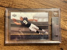 2001 Upper Deck Legends Drew Brees Rookie Card #111 BGS 9. rookie card picture