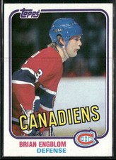 1981-82 Topps Brian Engblom #10 Montreal Canadiens