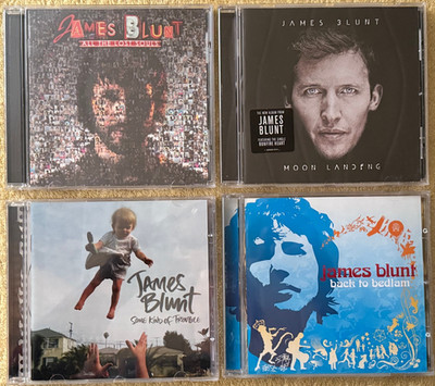 4 James Blunt - CD´s: Some Kind Of Trouble,All The Lost Souls,Moon Landing u.a.
