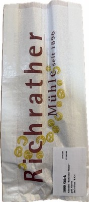 1000 Stk. Bäckerbeutel , Faltenbeutel 20+7x45 cm Bäckertüten Restposten R 434