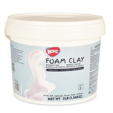 Foam Clay Pro - 3 lbs Bucket, Air Dry, No Cracks, No Stains - Modeling Clay f...