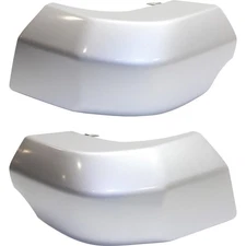 Bumper End Set For 2007-14 Toyota FJ Cruiser Rear Left and Right Painted Silver