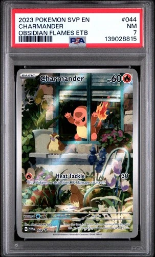 2023 POKEMON SVP EN-SV BLACK STAR PROMO #044 CHARMANDER PSA 7