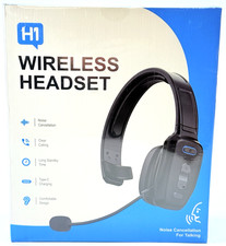  H1 Wireless Mic Trucker Bluetooth Noise Cancelling Headset Earpiece USA SEALED