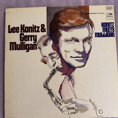 Lee Konitz & Gerry Mulligan- Konitz Meets Mulligan- LP 1968 Pacific ST-20142
