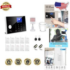 Smart WiFi 3/4G GSM Security Alarm System, Tuya App, Alexa/Google