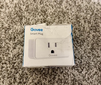 Govee Smart Plug, 15A WiFi Bluetooth Outlet, Works with Alexa New w/ Box Damage