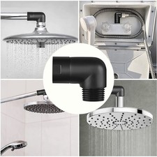 Adaptateur Coude Pommeau de Douche 90 Degrés Haute Qualité Laiton Massif Neuf