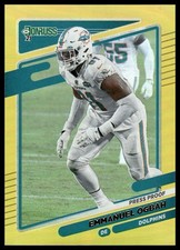 2021 Donruss - Press Proof Premium #69 Emmanuel Ogbah Miami Dolphins NM+