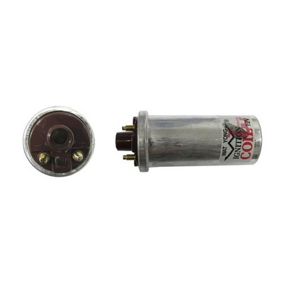Zündspule 12V DC 2 Pol British Lucas Style 40mm Durchmesser Lippe 50mm
