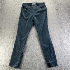 Loft By Ann Taylor Pant Women's 6 Blue Cotton Chino Corduroy Skinny Curvy Preppy