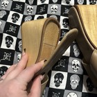 Vintage Y2K Two Lips Tan Beige Wedge Sandals — photo 7
