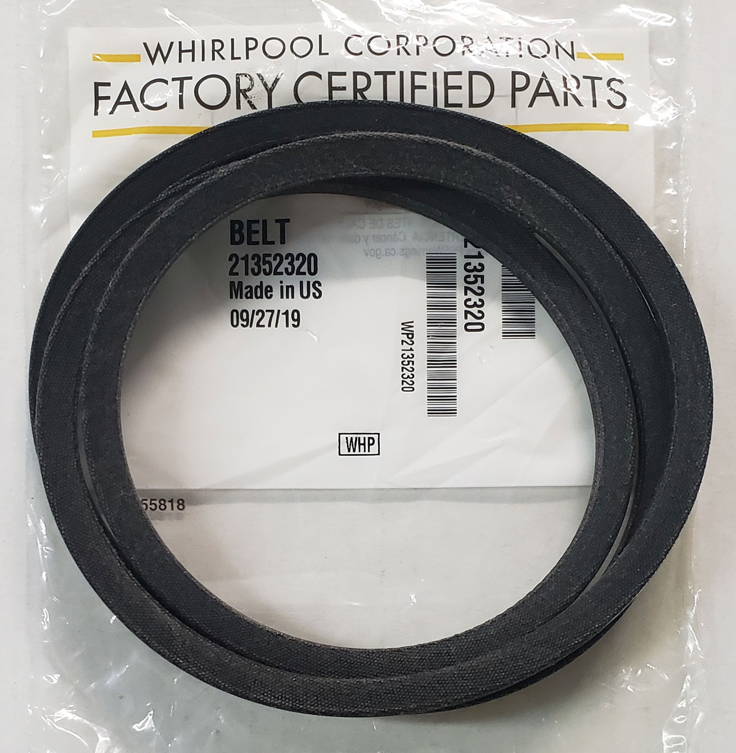 GE 6443B OEM-Compatible Washer Replacement Drive Belt