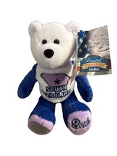 South Carolina State Bear  Quarter 8th Limited Treasures Coin Plush Beanie VNTG