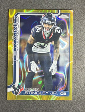 2025 Topps Chrome Derek Stingley Jr  #116 Gold Lava Refractor /50